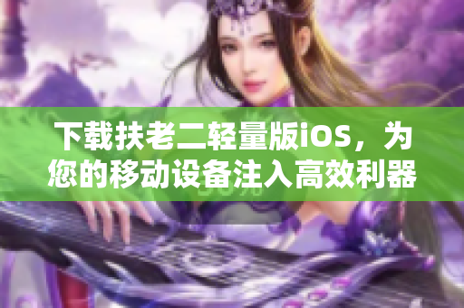 下載扶老二輕量版iOS，為您的移動設備注入高效利器