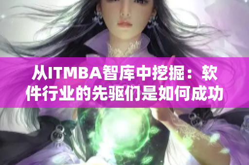 從ITMBA智庫(kù)中挖掘：軟件行業(yè)的先驅(qū)們是如何成功的