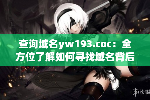 查詢域名yw193.coc：全方位了解如何尋找域名背后的故事