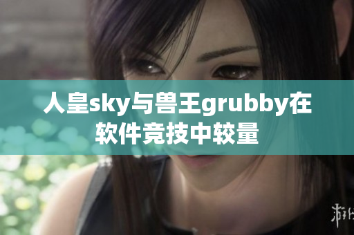 人皇sky與獸王grubby在軟件競技中較量