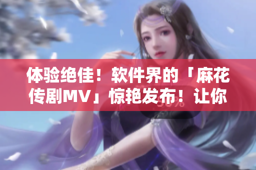 體驗(yàn)絕佳！軟件界的「麻花傳劇MV」驚艷發(fā)布！讓你的軟件之旅更加精彩！