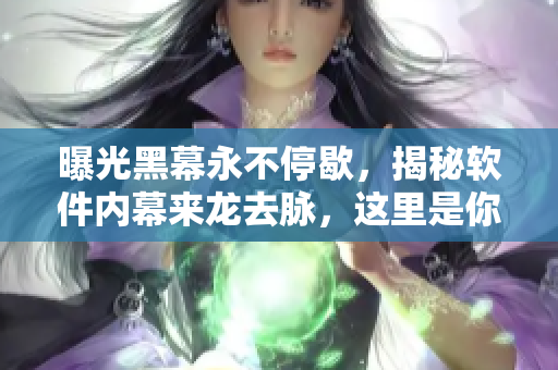 曝光黑幕永不停歇，揭秘軟件內幕來龍去脈，這里是你的信息站