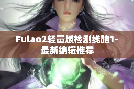 Fulao2輕量版檢測線路1-最新編輯推薦