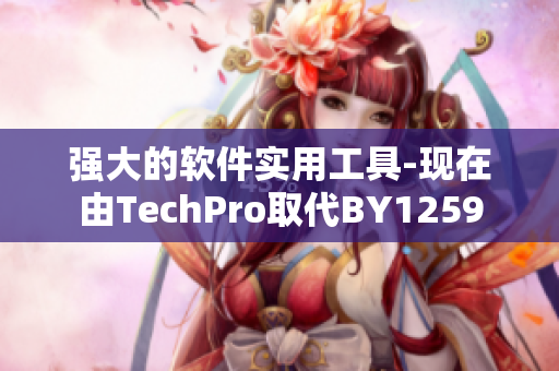 強大的軟件實用工具-現在由TechPro取代BY1259