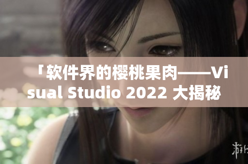 「軟件界的櫻桃果肉——Visual Studio 2022 大揭秘」