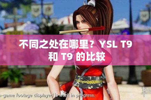 不同之處在哪里？YSL T9 和 T9 的比較