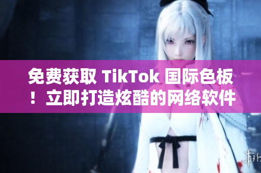 免費獲取 TikTok 國際色板！立即打造炫酷的網絡軟件界面！