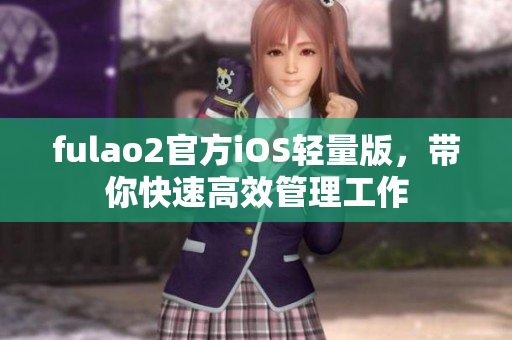 fulao2官方iOS輕量版，帶你快速高效管理工作