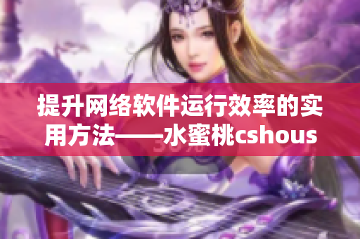 提升網絡軟件運行效率的實用方法——水蜜桃cshoushiw實踐分享