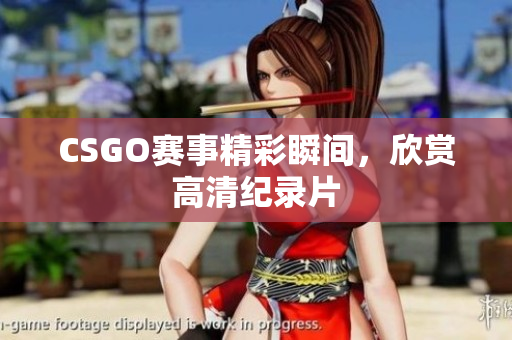 CSGO賽事精彩瞬間，欣賞高清紀(jì)錄片