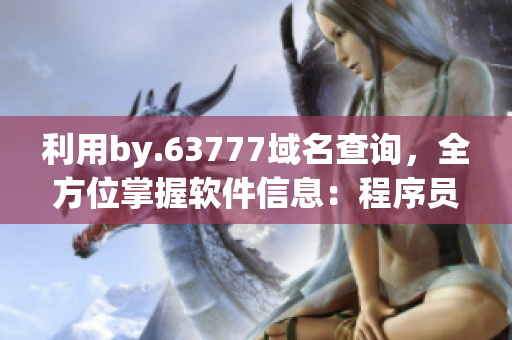 利用by.63777域名查詢，全方位掌握軟件信息：程序員必備工具！