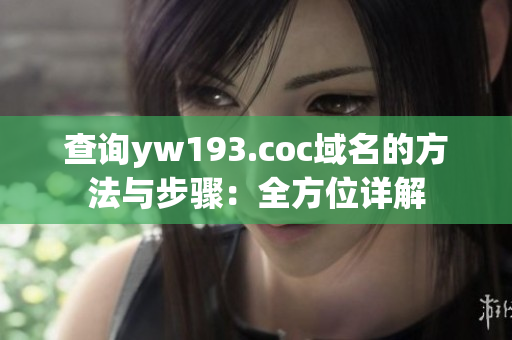 查詢yw193.coc域名的方法與步驟：全方位詳解