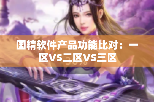 國精軟件產品功能比對：一區VS二區VS三區