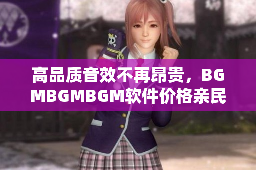 高品質音效不再昂貴，BGMBGMBGM軟件價格親民，帶來完美的工作體驗