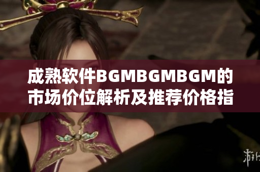 成熟軟件BGMBGMBGM的市場價位解析及推薦價格指南