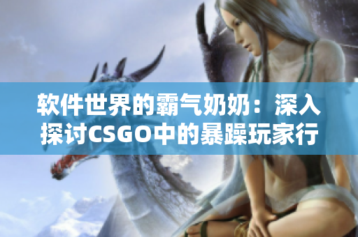 軟件世界的霸氣奶奶：深入探討CSGO中的暴躁玩家行為