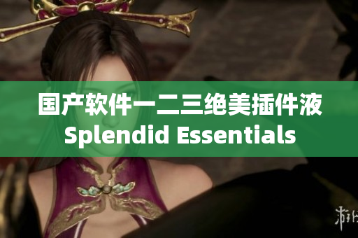 國產軟件一二三絕美插件液Splendid Essentials