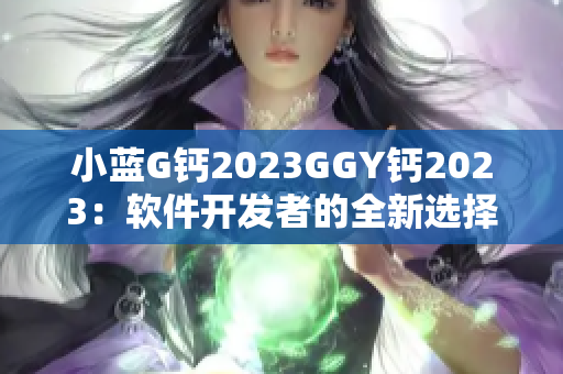 小藍G鈣2023GGY鈣2023：軟件開發者的全新選擇