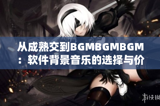 從成熟交到BGMBGMBGM：軟件背景音樂的選擇與價格分析