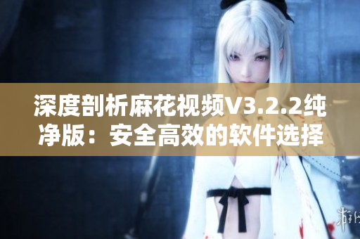 深度剖析麻花視頻V3.2.2純凈版：安全高效的軟件選擇