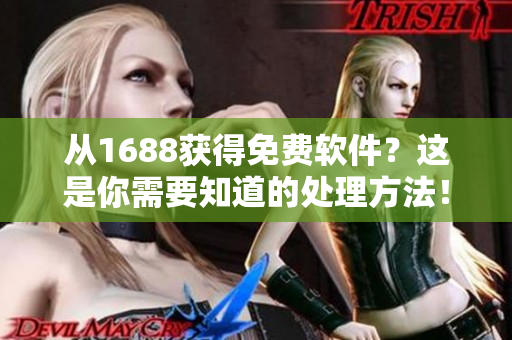 從1688獲得免費軟件？這是你需要知道的處理方法！